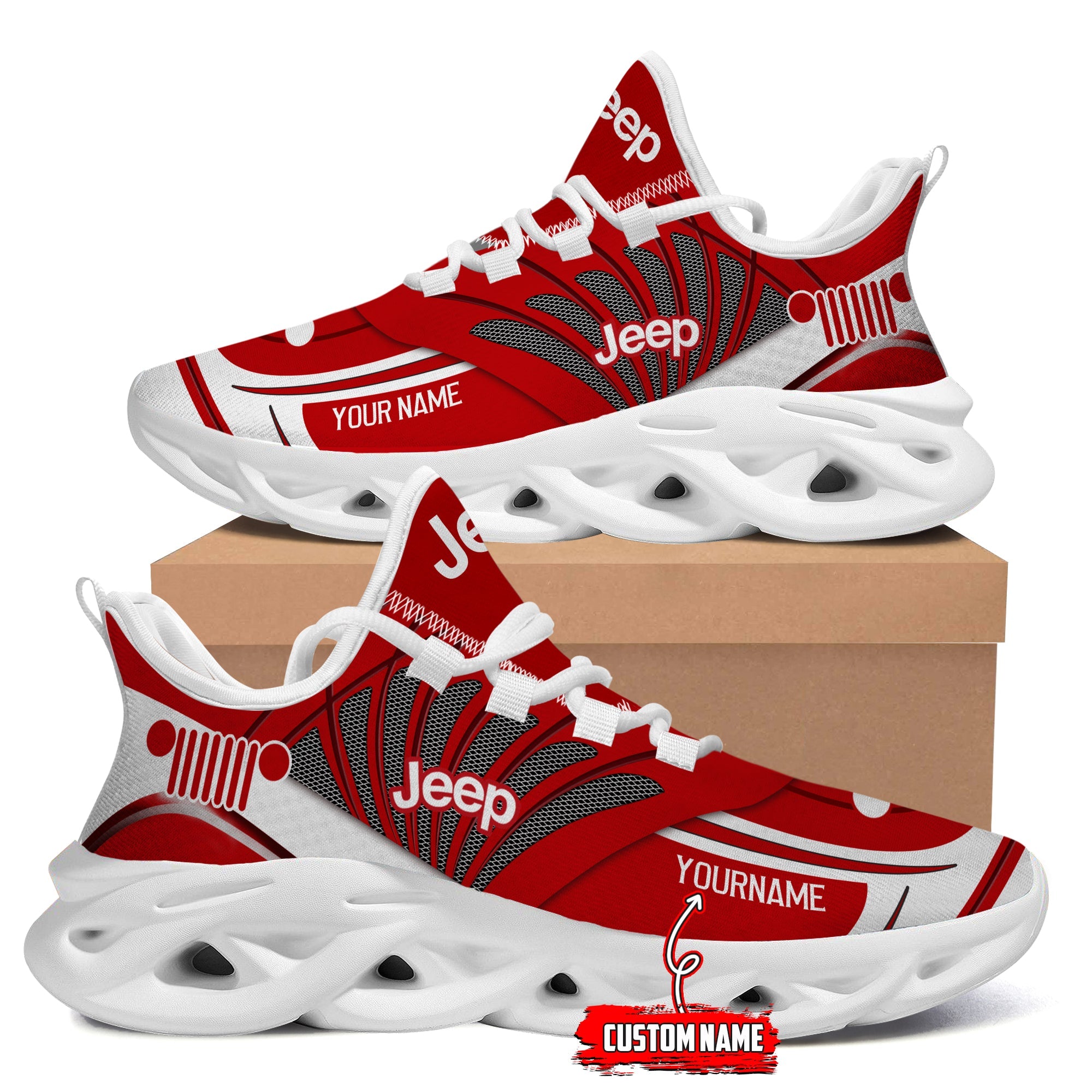 Jeep Shoes Jeep Personalized Breathable Chunky Sneakers – Drivi
